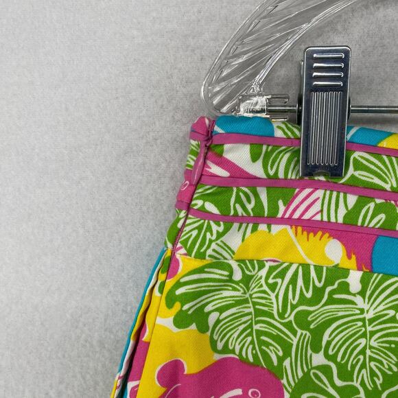 LILLY PULITZER Skirt 12 Parrot Bird Floral Skort Golf Tennis Stretch Cotton - Picture 4 of 14